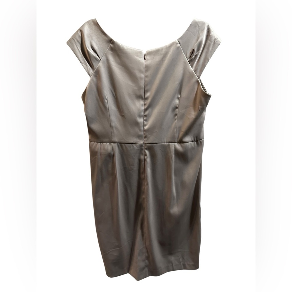 London Times Satin Cocktail Dress size 14 - Picture 6 of 8